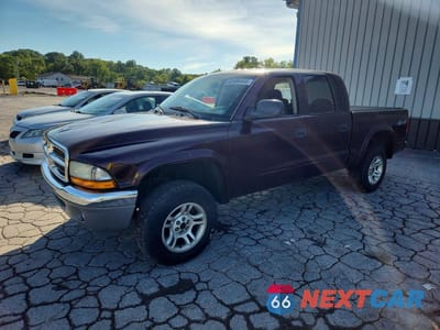 2004 DODGE DAKOTA QUAD SLT 1D7HG48N34S622601 - główne zdjęcie licytacji z USA - miniatura