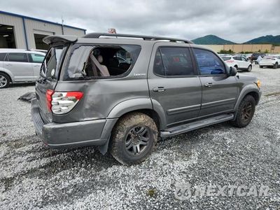 Trzecie zdjęcie samochodu z tyłu: 2004 TOYOTA SEQUOIA LIMITED VIN:5TDZT38A14S205410 - miniatura