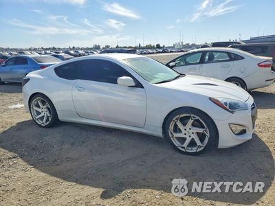 Czwarte zdjęcie samochodu z boku: 2014 HYUNDAI GENESIS COUPE 2.0T VIN:KMHHT6KD7EU121357 - miniatura