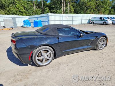 Trzecie zdjęcie samochodu z tyłu: 2014 CHEVROLET CORVETTE STINGRAY 3LT VIN:1G1YF3D78E5117953 - miniatura
