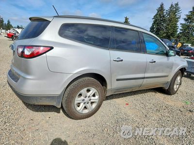 Trzecie zdjęcie samochodu z tyłu: 2014 CHEVROLET TRAVERSE LS VIN:1GNKVFKD1EJ287399 - miniatura