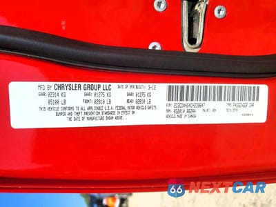 Zdjęcie 12 z 12 samochodu: 2012 DODGE CHARGER SXT VIN:2C3CDXHG4CH239647 - miniatura