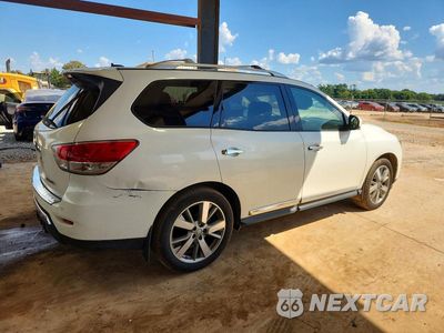 Trzecie zdjęcie samochodu z tyłu: 2014 NISSAN PATHFINDER S VIN:5N1AR2MN2EC617848 - miniatura