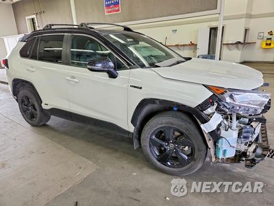 Czwarte zdjęcie samochodu z boku: 2021 TOYOTA RAV4 XSE VIN:4T3E6RFVXMU041488 - miniatura
