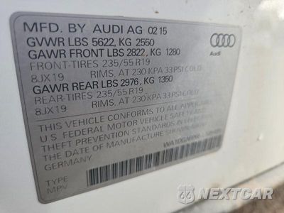 Zdjęcie 13 z 13 samochodu: 2015 AUDI Q5 PREMIUM PLUS VIN:WA1DGAFP6FA109485 - miniatura