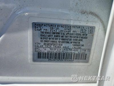 Zdjęcie 12 z 12 samochodu: 2019 NISSAN SENTRA SV VIN:3N1AB7AP2KY211618 - miniatura