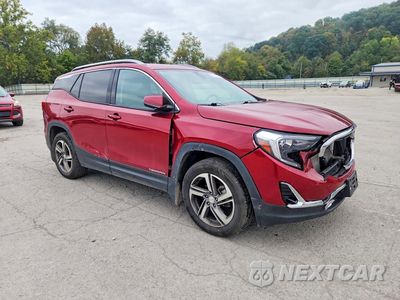 Czwarte zdjęcie samochodu z boku: 2020 GMC TERRAIN SLT VIN:3GKALVEVXLL109235 - miniatura