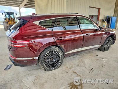 Trzecie zdjęcie samochodu z tyłu: 2021 GENESIS GV80 3.5T VIN:KMUHCESC3MU054774 - miniatura