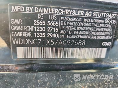 Zdjęcie 12 z 12 samochodu: 2007 MERCEDES-BENZ S 550 VIN:WDDNG71X57A092688 - miniatura