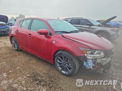 Czwarte zdjęcie samochodu z boku: 2012 LEXUS CT 200 VIN:JTHKD5BH6C2068727 - miniatura