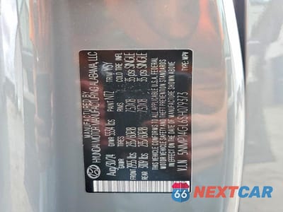 Zdjęcie 13 z 13 samochodu: 2025 HYUNDAI SANTA FE SE VIN:5NMP14GL6SH079373 - miniatura