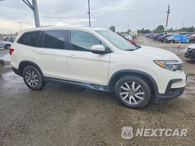Czwarte zdjęcie samochodu z boku: 2019 HONDA PILOT EXL VIN:5FNYF6H57KB043680 - miniatura