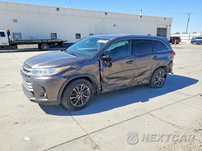 2019 TOYOTA HIGHLANDER XLE 5TDJZRFHXKS573676 - główne zdjęcie licytacji z USA - miniatura