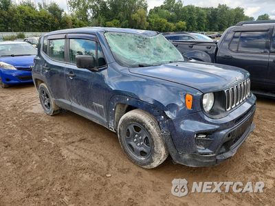 Czwarte zdjęcie samochodu z boku: 2020 JEEP RENEGADE SPORT VIN:ZACNJAAB0LPL76587 - miniatura