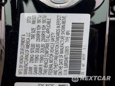 Zdjęcie 14 z 14 samochodu: 2026 HONDA CR-V SPORT-L VIN:5J6RS5H87TL036015 - miniatura
