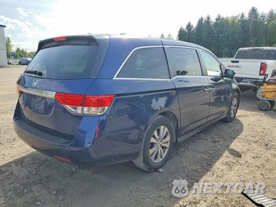 Trzecie zdjęcie samochodu z tyłu: 2016 HONDA ODYSSEY EXL VIN:5FNRL5H65GB060078 - miniatura