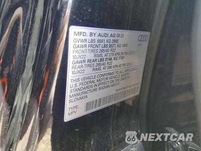Zdjęcie 13 z 13 samochodu: 2020 AUDI SQ8 PRESTIGE VIN:WA1CWAF16LD027423 - miniatura