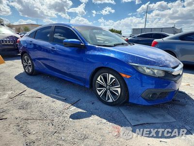 Czwarte zdjęcie samochodu z boku: 2017 HONDA CIVIC EX VIN:19XFC1F32HE004899 - miniatura