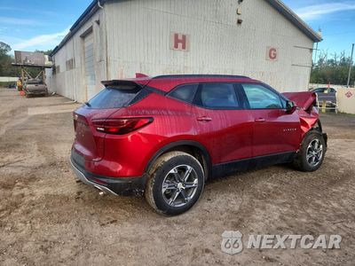 Trzecie zdjęcie samochodu z tyłu: 2024 CHEVROLET BLAZER 2LT VIN:3GNKBCR41RS159360 - miniatura