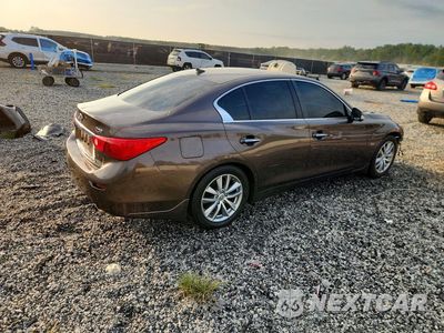 Trzecie zdjęcie samochodu z tyłu: 2017 INFINITI Q50 3.0T PREMIUM VIN:JN1EV7AP7HM733374 - miniatura