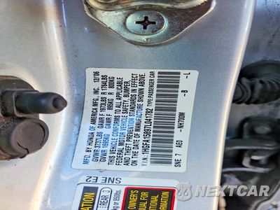 Zdjęcie 12 z 12 samochodu: 2007 HONDA CIVIC EX VIN:1HGFA15897L041782 - miniatura