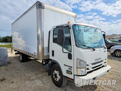 Czwarte zdjęcie samochodu z boku: 2017 ISUZU NPR HD BOX TRUCK VIN:54DC4W1B3HS800226 - miniatura