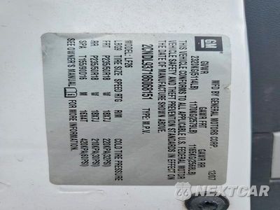 Zdjęcie 14 z 14 samochodu: 2008 CHEVROLET EQUINOX SPORT VIN:2CNDL937186068151 - miniatura