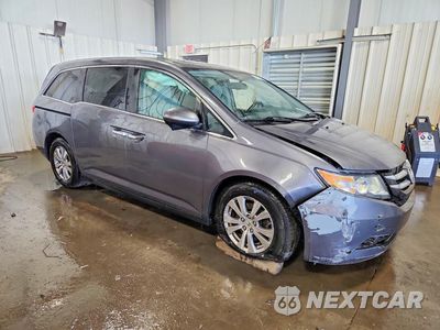 Czwarte zdjęcie samochodu z boku: 2014 HONDA ODYSSEY EXL VIN:5FNRL5H66EB057574 - miniatura