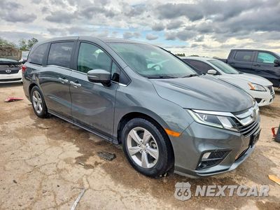 Czwarte zdjęcie samochodu z boku: 2019 HONDA ODYSSEY EXL VIN:5FNRL6H78KB018852 - miniatura