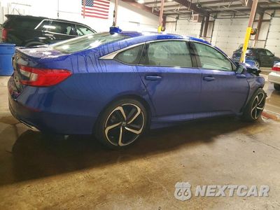 Trzecie zdjęcie samochodu z tyłu: 2020 HONDA ACCORD SPORT VIN:1HGCV1F34LA148061 - miniatura