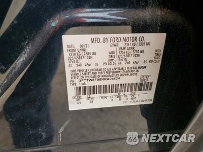 Zdjęcie 12 z 12 samochodu: 2022 FORD MAVERICK XL VIN:3FTTW8F98NRA04434 - miniatura