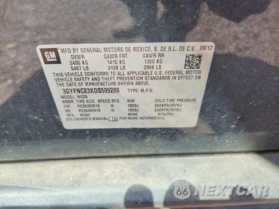 Zdjęcie 13 z 13 samochodu: 2013 CADILLAC SRX LUXURY COLLECTION VIN:3GYFNCE3XDS509280 - miniatura