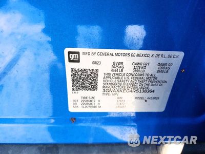 Zdjęcie 13 z 13 samochodu: 2024 CHEVROLET EQUINOX LT VIN:3GNAXKEG4RS138364 - miniatura