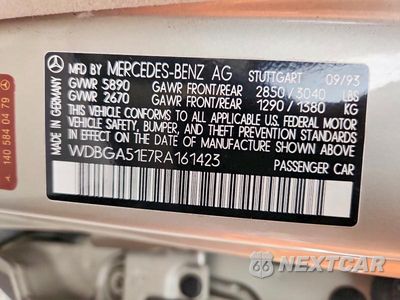 Zdjęcie 12 z 12 samochodu: 1994 MERCEDES-BENZ S 500 VIN:WDBGA51E7RA161423 - miniatura