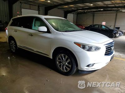 Czwarte zdjęcie samochodu z boku: 2013 INFINITI JX35 BASE VIN:5N1AL0MM1DC317469 - miniatura
