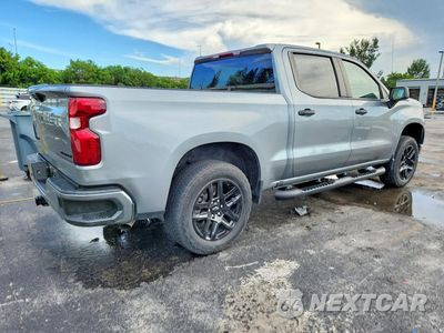 Trzecie zdjęcie samochodu z tyłu: 2023 CHEVROLET SILVERADO C1500 CUSTOM VIN:3GCPABEK4PG150362 - miniatura