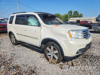 Czwarte zdjęcie samochodu z boku: 2014 HONDA PILOT TOURING VIN:5FNYF4H97EB001151 - miniatura