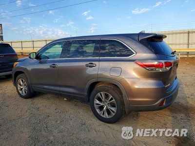 Drugie zdjęcie samochodu z przodu: 2014 TOYOTA HIGHLANDER LE PLUS VIN:5TDBKRFH6ES024750 - miniatura