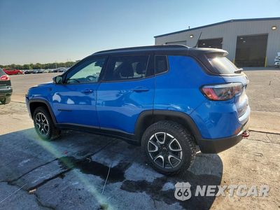 Drugie zdjęcie samochodu z przodu: 2025 JEEP COMPASS TRAILHAWK VIN:3C4NJDDN0ST524593 - miniatura