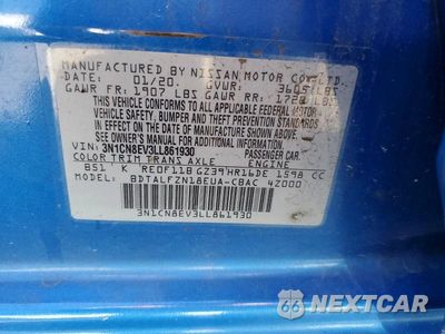 Zdjęcie 13 z 13 samochodu: 2020 NISSAN VERSA SV VIN:3N1CN8EV3LL861930 - miniatura