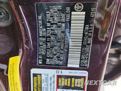 Zdjęcie 12 z 12 samochodu: 2017 TOYOTA AVALON TOURING VIN:4T1BK1EB1HU244775 - miniatura