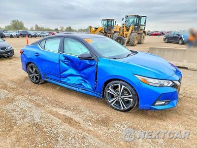 Czwarte zdjęcie samochodu z boku: 2021 NISSAN SENTRA SR VIN:3N1AB8DV2MY325489 - miniatura