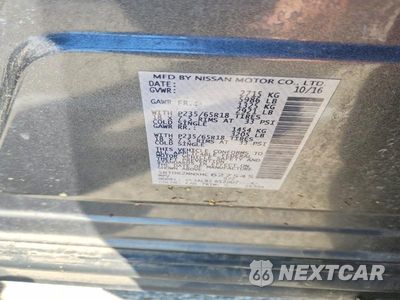 Zdjęcie 13 z 13 samochodu: 2017 NISSAN PATHFINDER S VIN:5N1DR2MNXHC627545 - miniatura