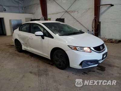Czwarte zdjęcie samochodu z boku: 2014 HONDA CIVIC LX VIN:2HGFB2F50EH531948 - miniatura