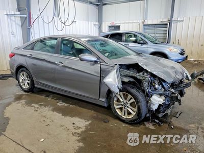 Czwarte zdjęcie samochodu z boku: 2013 HYUNDAI SONATA GLS VIN:5NPEB4AC0DH519039 - miniatura