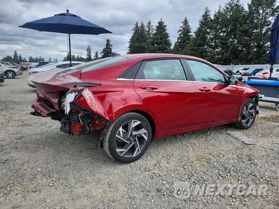 Trzecie zdjęcie samochodu z tyłu: 2026 HYUNDAI ELANTRA LIMITED VIN:KMHLP4DG5TU104757 - miniatura