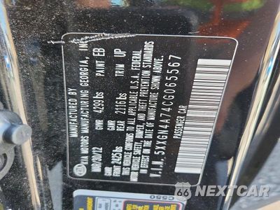 Zdjęcie 12 z 12 samochodu: 2012 KIA OPTIMA EX VIN:5XXGN4A74CG065567 - miniatura