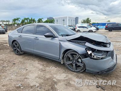 Czwarte zdjęcie samochodu z boku: 2025 HONDA ACCORD HYBRID SPORT VIN:1HGCY2F51SA069508 - miniatura