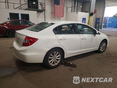 Trzecie zdjęcie samochodu z tyłu: 2012 HONDA CIVIC EX VIN:19XFB2F86CE039037 - miniatura