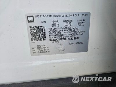 Zdjęcie 13 z 13 samochodu: 2024 CHEVROLET EQUINOX LT VIN:3GNAXUEGXRS238867 - miniatura